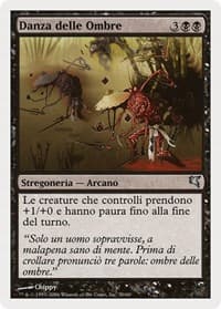 Dance of Shadows (Italian) - "Danza delle Ombre" - Magic Encyclopedia 2005 (Salvat/Hachette) - Magic: The Gathering card