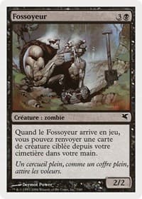 Gravedigger (French) - "Fossoyeur" - Magic Encyclopedia 2005 (Salvat/Hachette) - Magic: The Gathering card