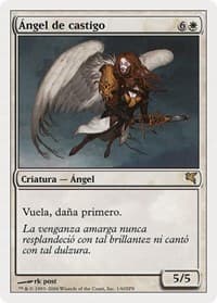 Angel of Retribution (Spanish) - "Ángel de Castigo" - Magic Encyclopedia 2005 (Salvat/Hachette) - Magic: The Gathering card