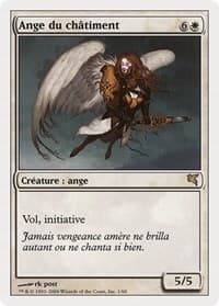 Angel of Retribution (French) - "Ange du châtiment" - Magic Encyclopedia 2005 (Salvat/Hachette) - Magic: The Gathering card