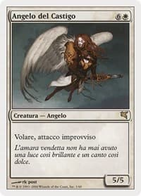 Angel of Retribution (Italian) - "Angelo del Castigo" - Magic Encyclopedia 2005 (Salvat/Hachette) - Magic: The Gathering card