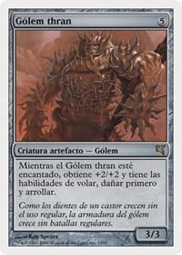 Thran Golem (Spanish) - "Gólem thran" - Magic Encyclopedia 2005 (Salvat/Hachette) - Magic: The Gathering card