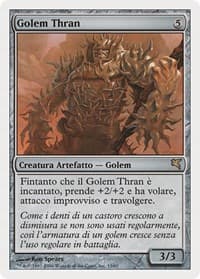 Thran Golem (Italian) - "Golem Thran" - Magic Encyclopedia 2005 (Salvat/Hachette) - Magic: The Gathering card