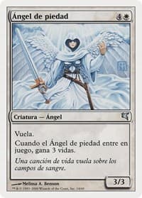 Angel of Mercy (Spanish) - "Ángel de piedad" - Magic Encyclopedia 2005 (Salvat/Hachette) - Magic: The Gathering card
