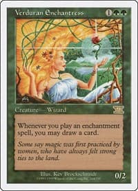 Verduran Enchantress - Classic Sixth Edition - Magic: The Gathering card