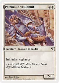 Nightguard Patrol (French) - "Patrouille veillenuit" - Magic Encyclopedia 2005 (Salvat/Hachette) - Magic: The Gathering card