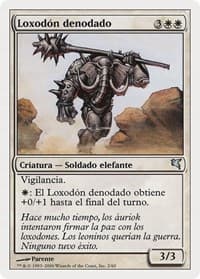 Loxodon Stalwart (Spanish) - "Loxodón denodado" - Magic Encyclopedia 2005 (Salvat/Hachette) - Magic: The Gathering card