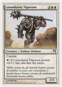 Loxodon Stalwart (Italian) - "Lossodonte Vigoroso" - Magic Encyclopedia 2005 (Salvat/Hachette) - Magic: The Gathering card