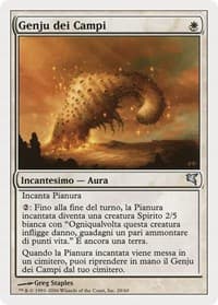 Genju of the Fields (Italian) - "Genju dei Campi" - Magic Encyclopedia 2005 (Salvat/Hachette) - Magic: The Gathering card