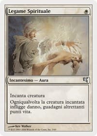 Spirit Link (Italian) - "Legame Spirituale" - Magic Encyclopedia 2005 (Salvat/Hachette) - Magic: The Gathering card
