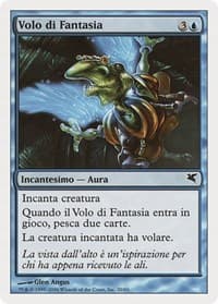 Flight of Fancy (Italian) - "Volo di Fantasia" - Magic Encyclopedia 2005 (Salvat/Hachette) - Magic: The Gathering card