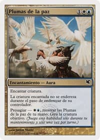 Plumes of Peace (Spanish) - "Plumas de la paz" - Magic Encyclopedia 2005 (Salvat/Hachette) - Magic: The Gathering card