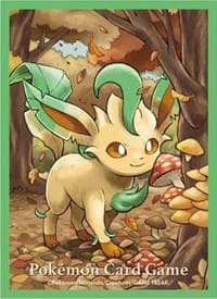 Pokemon TCG: Pokemon Center Japan Exclusive Card Sleeves - Leafeon (64-Pack) - Pokemon International Card Sleeves - Card Sleeves card
