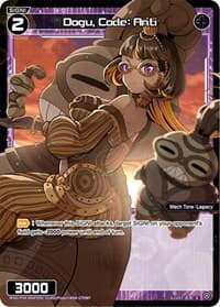 Dogu, Code: Anti (Parallel Foil) - Vertex Diva - WIXOSS card