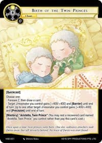 Birth of the Twin Princes - Hero Cluster Starter Decks - Force of Will card