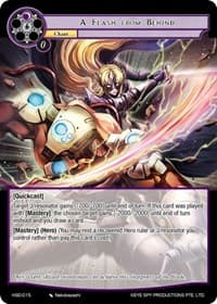 A Flash from Behind - Hero Cluster Starter Decks - Force of Will card
