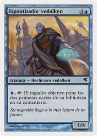 Vedalken Entrancer (Spanish) - "Hipnotizador vedalken" - Magic Encyclopedia 2005 (Salvat/Hachette) - Magic: The Gathering card