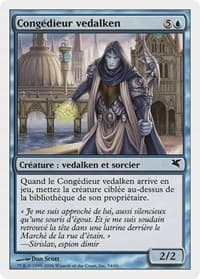 Vedalken Dismisser (French) - "Congédieur vedalken" - Magic Encyclopedia 2005 (Salvat/Hachette) - Magic: The Gathering card