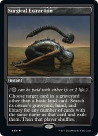 Surgical Extraction (Foil Etched) - Double Masters 2022 - Magic: The Gathering card