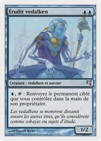 Vedalken Mastermind (French) - "Érudit vedalken" - Magic Encyclopedia 2005 (Salvat/Hachette) - Magic: The Gathering card