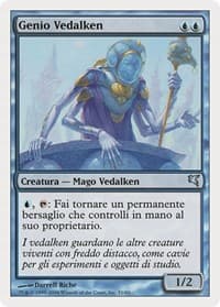 Vedalken Mastermind (Italian) - "Genio Vedalken" - Magic Encyclopedia 2005 (Salvat/Hachette) - Magic: The Gathering card