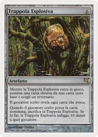 Booby Trap (Italian) - "Trappola Esplosiva" - Magic Encyclopedia 2005 (Salvat/Hachette) - Magic: The Gathering card