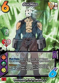 Gun Head (Provisional Showdown 2) - UniVersus: My Hero Academia Promo Cards - UniVersus card