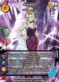 Uwabami (Provisional Showdown 2) - UniVersus: My Hero Academia Promo Cards - UniVersus card