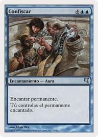 Confiscate (Spanish) - "Confiscar" - Magic Encyclopedia 2005 (Salvat/Hachette) - Magic: The Gathering card