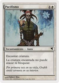 Pacifism (Spanish) - "Pacifismo" - Magic Encyclopedia 2005 (Salvat/Hachette) - Magic: The Gathering card