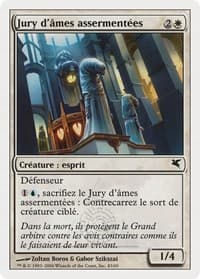 Soulsworn Jury (French) - "Jury d'âmes assermentées" - Magic Encyclopedia 2005 (Salvat/Hachette) - Magic: The Gathering card