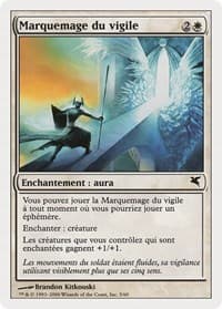 Guardian's Magemark (French) - "Marquemage du vigile" - Magic Encyclopedia 2005 (Salvat/Hachette) - Magic: The Gathering card