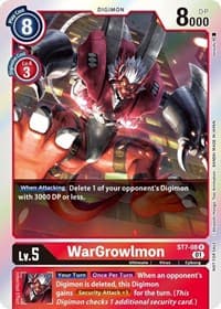 WarGrowlmon (Gen Con 2022) - Starter Deck 07: Gallantmon - Digimon Card Game card