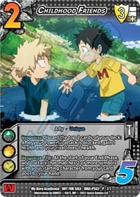Childhood Friends (Provisional Showdown 2) - UniVersus: My Hero Academia Promo Cards - UniVersus card