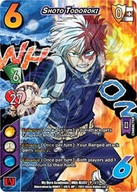 Shoto Todoroki (Regional License Exam 2022) - UniVersus: My Hero Academia Promo Cards - UniVersus card