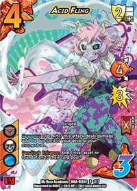 Acid Fling (Regional License Exam 2022) - UniVersus: My Hero Academia Promo Cards - UniVersus card