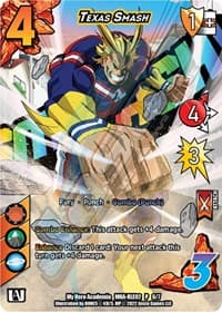 Texas Smash (Regional License Exam 2022) - UniVersus: My Hero Academia Promo Cards - UniVersus card
