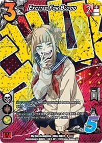 Excited For Blood (Regional License Exam 2022) - UniVersus: My Hero Academia Promo Cards - UniVersus card