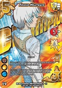 Frigid Heatwave (Regional License Exam 2022 Champion) - UniVersus: My Hero Academia Promo Cards - UniVersus card