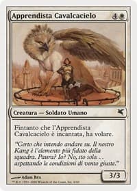 Skyrider Trainee (Italian) - "Apprendista Cavalcacielo" - Magic Encyclopedia 2005 (Salvat/Hachette) - Magic: The Gathering card