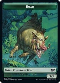 Boar // Vampire Double-Sided Token - Double Masters 2022 - Magic: The Gathering card