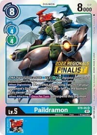Paildramon (2022 Championship Offline Regional) [Online Finalist] - Starter Deck 09: Ultimate Ancient Dragon - Digimon Card Game card