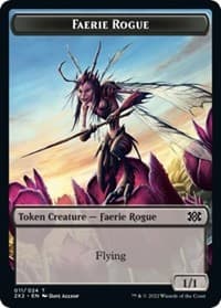 Faerie Rogue // Angel Double-Sided Token - Double Masters 2022 - Magic: The Gathering card