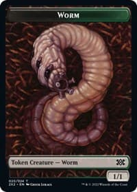Worm // Vampire Double-Sided Token - Double Masters 2022 - Magic: The Gathering card