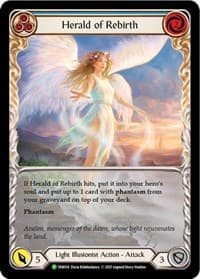Herald of Rebirth (Blue) - FAB034 - Flesh and Blood: Promo Cards - Flesh and Blood TCG card