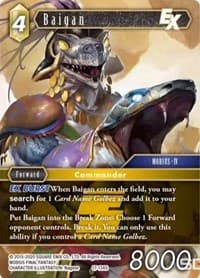 Baigan EX - Rebellion's Call - Final Fantasy TCG card