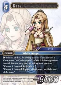 Rosa - Rebellion's Call - Final Fantasy TCG card