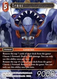 Zemus - Rebellion's Call - Final Fantasy TCG card