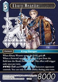 Khury Wezette - Rebellion's Call - Final Fantasy TCG card