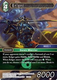 Kelger - Rebellion's Call - Final Fantasy TCG card